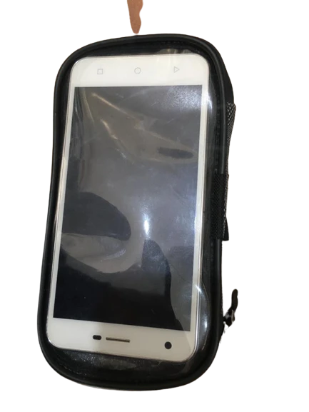 Siyah Su Geçirmez Kol Bağlantılı Lastikli Ayarlı Telefon Tutucu - Resim 5