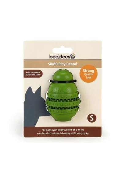 Beeztees Sumo Dayanıklı Dental Oyuncak S Yeşil - Resim 2