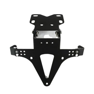 Motosiklet Katlanır Plakalık Sinyal Bağlantılı Siyah ürün görseli 1