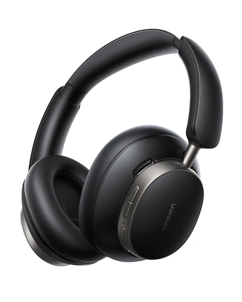 UGREEN HiTune Max6 Studio Pro Hibrit Aktif Gürültü Engelleyici Kablosuz Kulak Üstü Kulaklık, 100 Saat Çalma Süresi, Siyah, 55687 ürün görseli