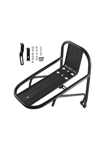 Bisiklet Ön Raf Alüminyum Alaşımlı Dağ Bisikleti Kargo Bagaj Taşıyıcı Raf Bisiklet Ön Portbagaj - Resim 10