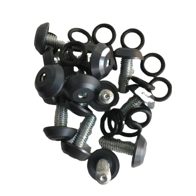 Motosiklet Siyah Kaporta Vidası Siperlik Vidası 5 mm 5 AD ürün görseli 1