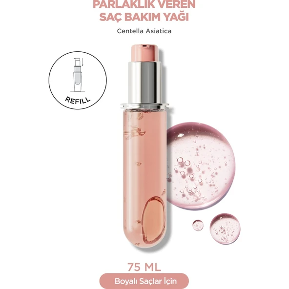 Chroma Absolu L'huile Chroma Eclat Boyalı Saçlar Için Yedek Şişe Bakım Yağı 75 ml - Resim 12