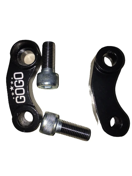 Pcx Ayna Genişletme Motosiklet Ayna Uzatma Aparatı Metal Siyah - Resim 2