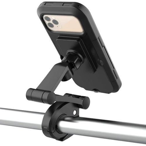 Carub Portatif Universal Motosiklet Bisiklet Su Geçirmez Telefon Tutucu - Resim 4