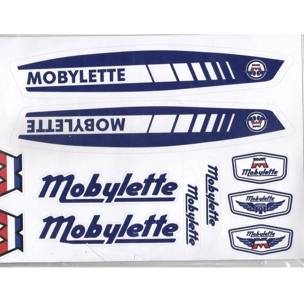 A4 Çıkartma Mobilet Mavi Üniversal Etiket Seti - Resim 3