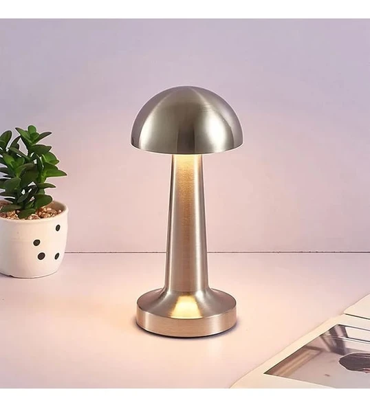 Monalisa Home Masa Üstü Şarjlı Abajur Lamba, Masaüstü, Led Sistemli - Resim 4