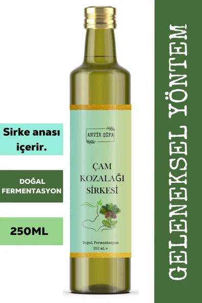 Antik Şifa Çam Kozalağı Sirkesi 250 ml - Doğal Fermantasyon Geleneksel yöntem üretim ürün görseli