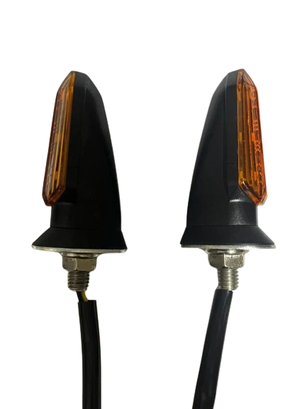 Carub Motosiklet Sinyal Lamba Üniversal 12V Sarı Cam Sarı Led 2'Li - 3