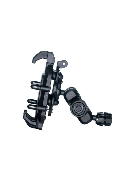 Motosiklet Scooter Gidon Bağlantılı Telefon Tutucu (Titreşim Modüllü) (M.O) - Resim 2