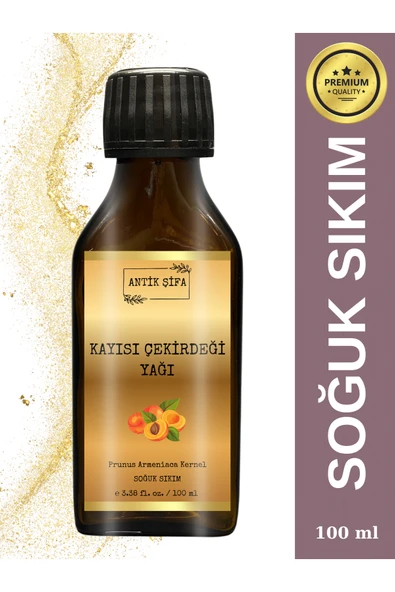 Antik Şifa Kayısı çekirdeği yağı (100 ml) - Doğal Saf Seyreltilmemiş Kayısı Çekirdeği Sabit Yağ ürün görseli
