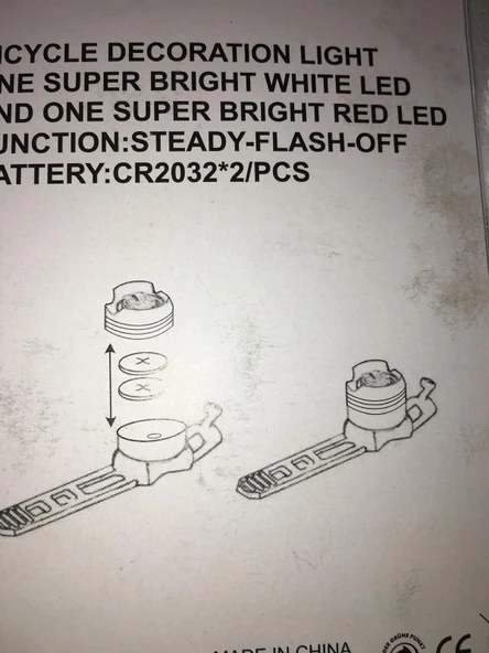 ALİMİNYUM LED BİSİKLET LAMBASI SU GEÇİRMEZ ARKA ÖN TAKIM 3006 - Resim 3