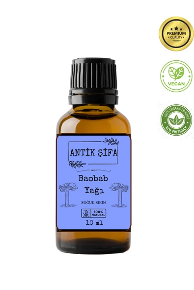 Antik Şifa Saf Baobab Yağı 10 ml Besleyici Soğuk Sıkım Yağ ürün görseli