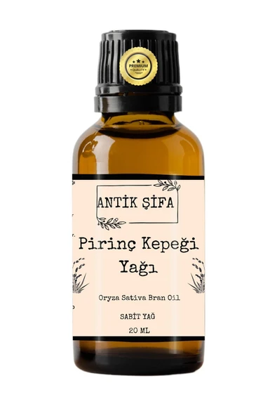Antik Şifa Pirinç Kepeği Yağı - 20 ml (%100 SOĞUK SIKIM, SAF PİRİNÇ YAĞI) - Resim 2