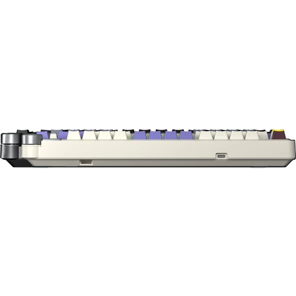 Aula AU75 3 Modlu RGB Mekanik TKL Seiya Switch Bej Kablosuz Gaming Klavye - Resim 4