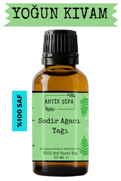 Antik Şifa Sedir Ağacı Yağı - 10 ml (SEYRELTİLMEMİŞ, DOĞAL UÇUCU YAĞ) ürün görseli