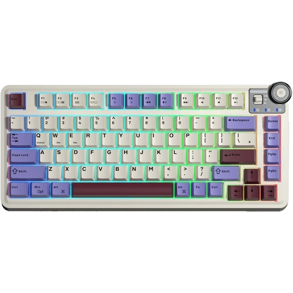 Aula AU75 3 Modlu RGB Mekanik TKL Seiya Switch Bej Kablosuz Gaming Klavye ürün görseli