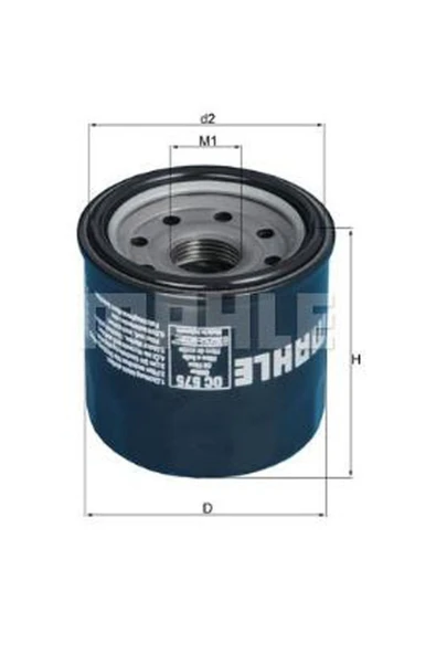 Kawasaki Kle650 versys 08-19 Mahle Oc 575 Yağ Filtresi ürün görseli 1