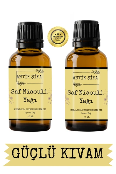Antik Şifa %100 Saf Niaouli Uçucu Yağ 40 Ml - (2 X 20 Ml) ürün görseli
