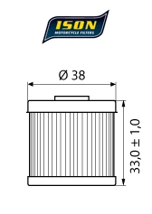 Ison Premıum Yağ Filtresi Is-116 Honda Crf250R 450 R Polarıs 325 Cf Moto - Resim 2