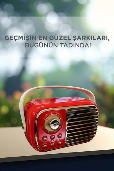 Torima BTS-1956 Kırmızı Bluetooth 10W Bass Ses RGB Işık Efektli TWS USB TF Kart Mikrofonlu Hoparlör - Resim 2