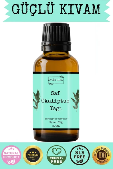Antik Şifa %100 Saf Okaliptus Uçucu Yağı - 20 Ml (seyreltilmemiş) - Resim 3