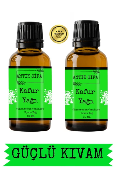 Antik Şifa %100 Saf Kafur Uçucu Yağ - Seyreltilmemiş (2 X 10 Ml) ürün görseli