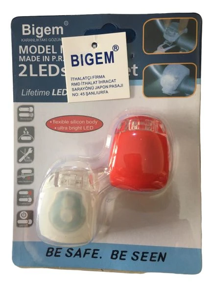 Bisiklet Ön-Arka Silikon Far Stop Lamba Tk BM-605 ürün görseli 1