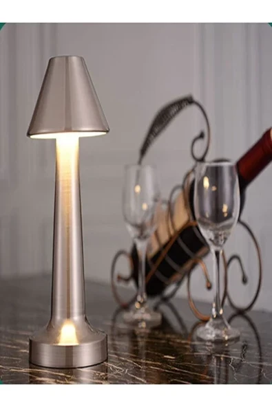 Monalisa Home  Masa Üstü Şarjlı Abajur Lamba, Masaüstü, Led Sistemli ürün görseli 1