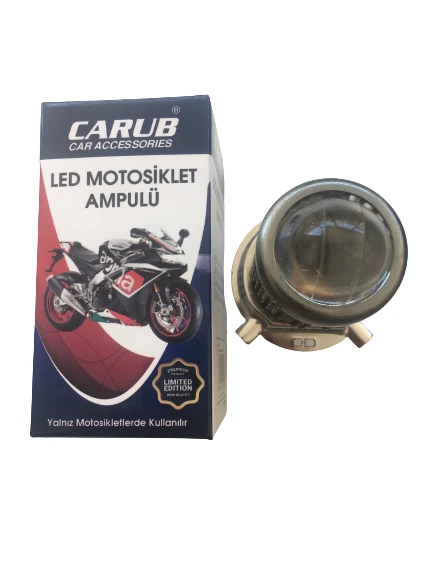 Led Far Ampül Metal Gövde Füme Kasa H-4 Uzun Kısa Vardır - Resim 2