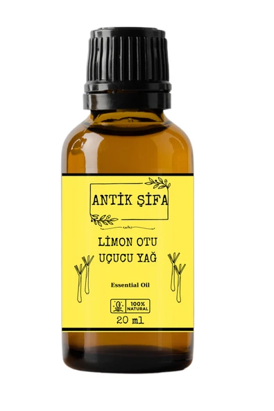 Antik Şifa %100 Saf Limon Otu Uçucu Yağı 20 ml ürün görseli