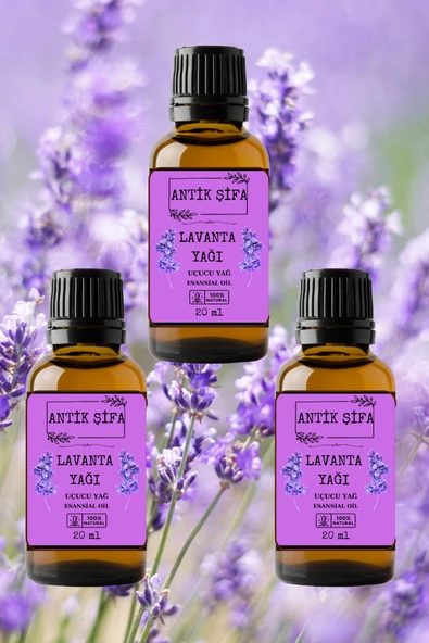 Antik Şifa Saf Lavanta Uçucu Yağı 3 X 20 ml ürün görseli