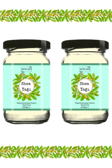 Antik Şifa Soğuk Sıkım Shea Yağı %100 Saf (2 X 100 ML)