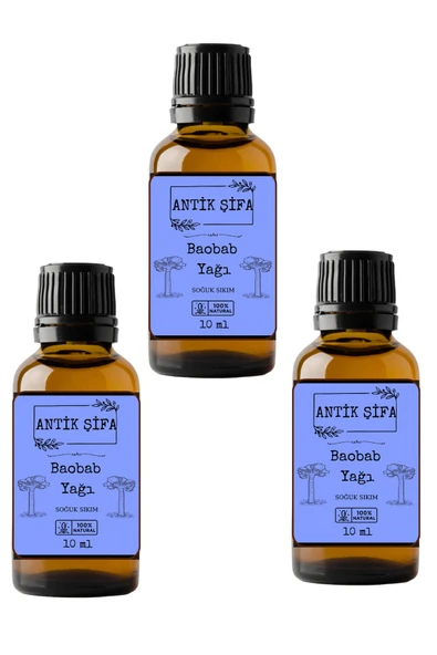 Antik Şifa %100 Saf Baobab Yağı 3 X 10ml ürün görseli