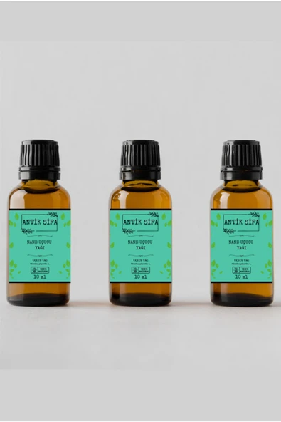 Antik Şifa %100 Saf Nane Uçucu Yağı - (3 X 10 ML)