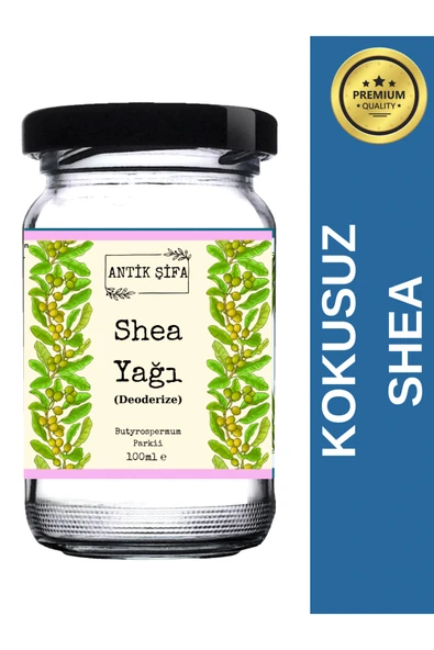 Antik Şifa Kokusuz Shea Yağı 100ml - Rafine Edilmiş Kokusu Alınmış Deoderize Karite Butter