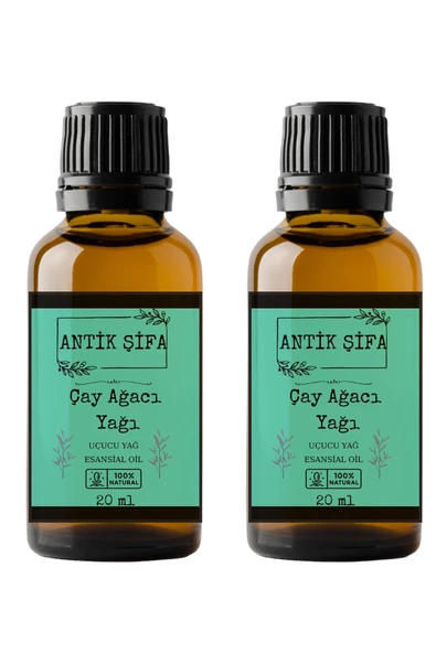Antik Şifa %100 Saf Çay Ağacı Yağı - (2 X 20ML)