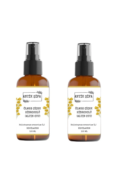 Antik Şifa %100 Saf Ölmez Çiçek Suyu - Altınotu Hidrosolü (2 X 100ML) ürün görseli