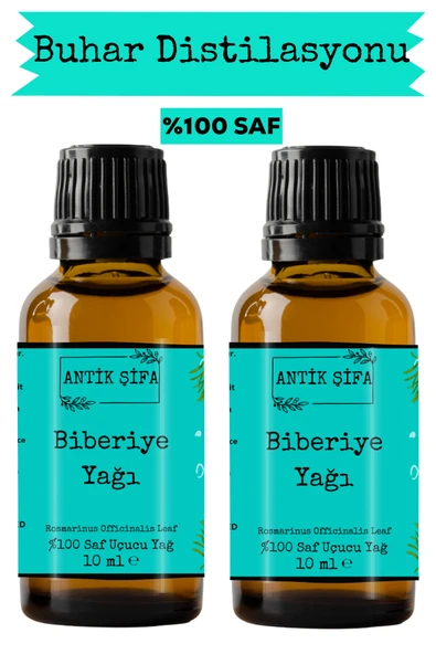 Antik Şifa Biberiye Yağı (10ml + 10 ml)- %100 Saf Seyreltilmemiş Biberiye Uçucu Yağı - Resim 3