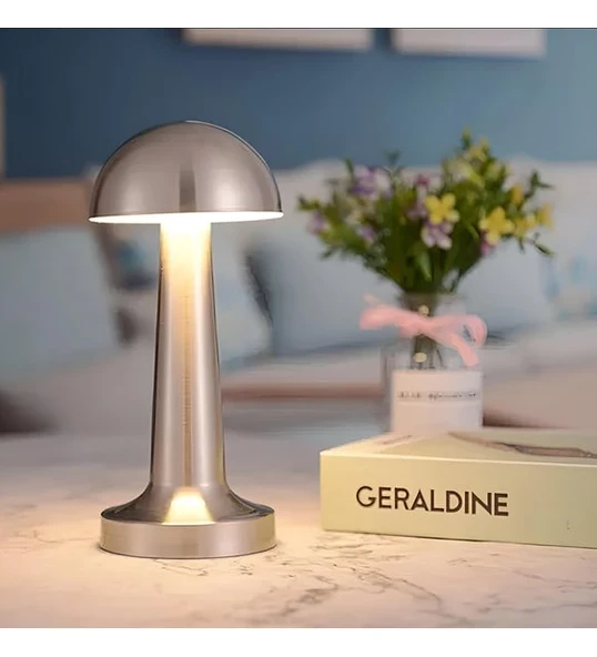 Monalisa Home Masa Üstü Şarjlı Abajur Lamba, Masaüstü, Led Sistemli - Resim 5