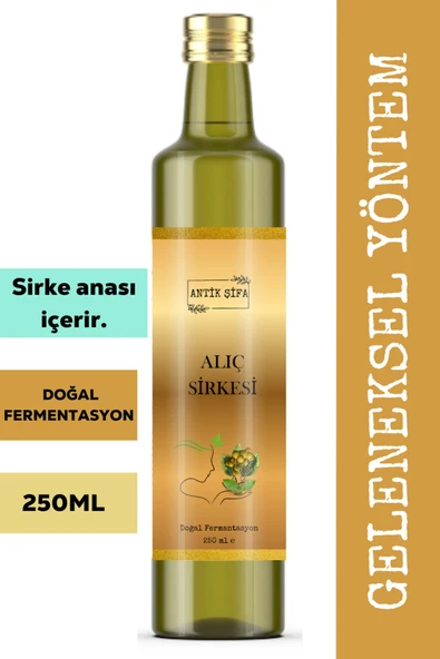 Antik Şifa Alıç Sirkesi ve Kızılcık Sirkesi ( 250 ml + 250 ml ) - Doğal Fermente - Resim 2