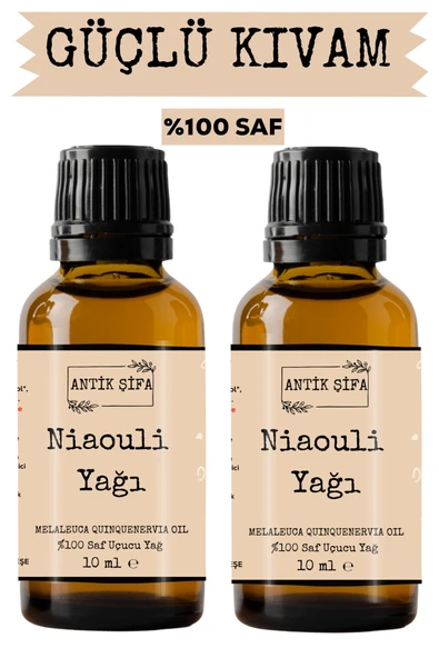 Antik Şifa (2X10ML)- %100 Saf Seyreltilmemiş Niaouli Uçucu Yağı ürün görseli