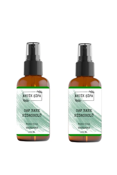 Antik Şifa Saf Nane Hidrosolü 200 Ml - (2 X 100 Ml Nane Suyu) ürün görseli