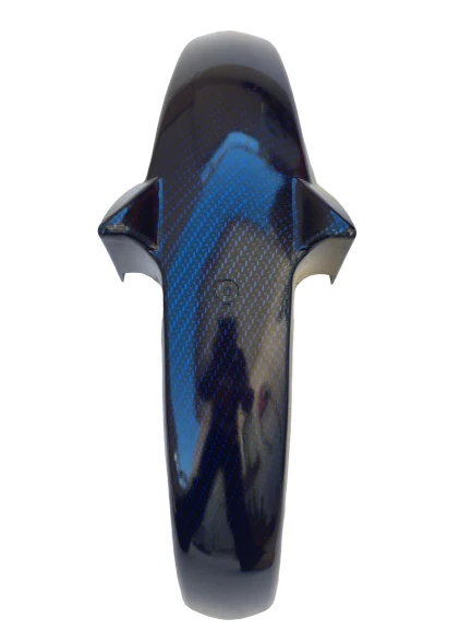 Ybr K Ön Çamurluk Karbon Kaplama Mavi - Resim 5