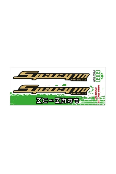 Honda Spacy 110 Uyumlu Sticker Seti 001 - 1