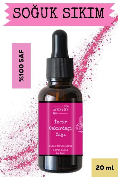 Antik Şifa İncir Çekirdeği Yağı 20ml - %100 Doğal Soğuk Sıkım Saf incir çekirdeği yağı ürün görseli