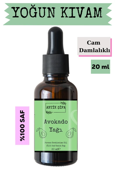 Antik Şifa Avokado Yağı (20 ML) - %100 Seyreltilmemiş, Doğal Soğuk Sıkım Avokado Yağ - Resim 3
