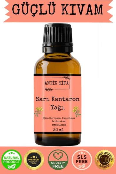 Antik Şifa Sarı Kantaron Yağı - (20 Ml) ürün görseli