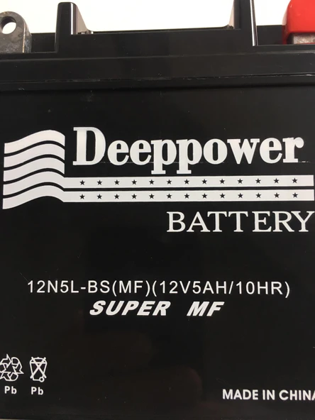 Akü 12n5l-bs Mf 12v 5ah Cup Ybr Activa Beat Plasure - Resim 2