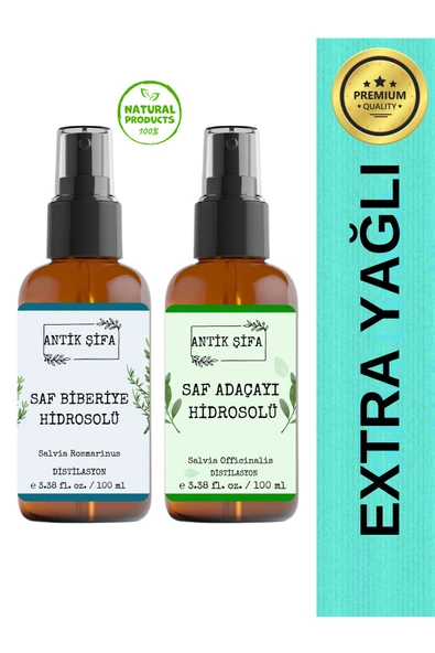 Antik Şifa Biberiye Suyu Ve Adaçayı Suyu Seti - Canlandırıcı (2X100ML) ürün görseli